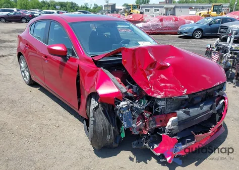 2016 Mazda Mazda3 S Grand Touring из США, поврежденный, VIN JM1BM1N38G1301724